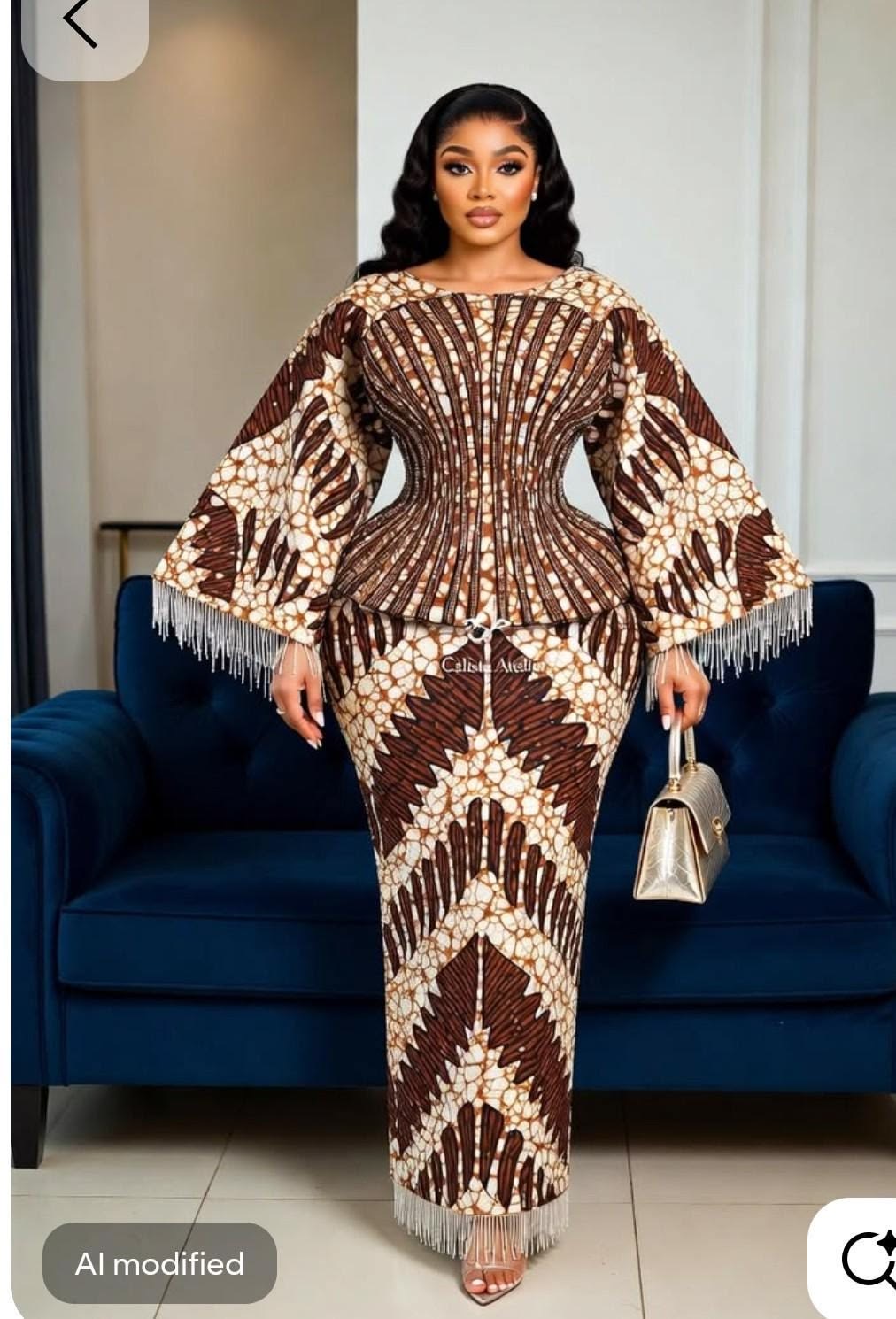 Designer Ankara Dress